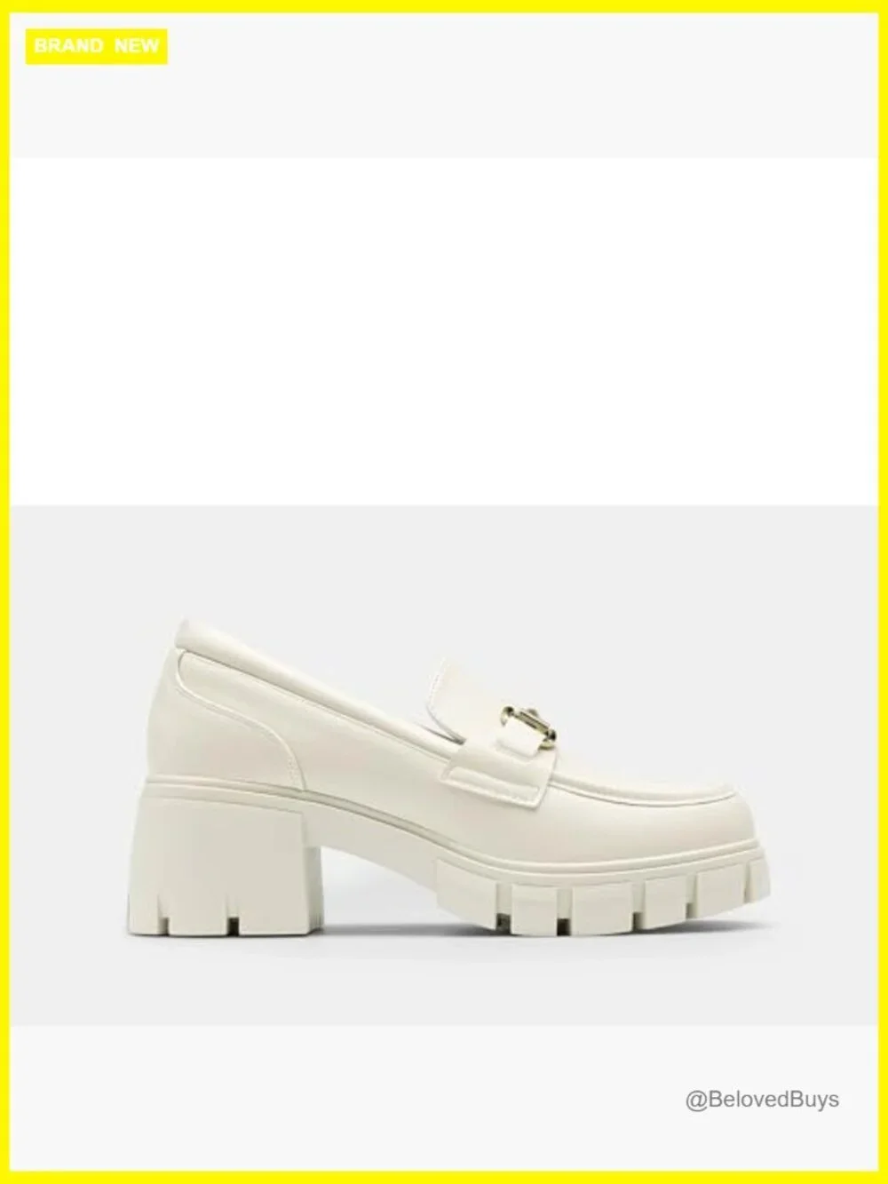 Platform Chunky Loafers with Horsebit Detail